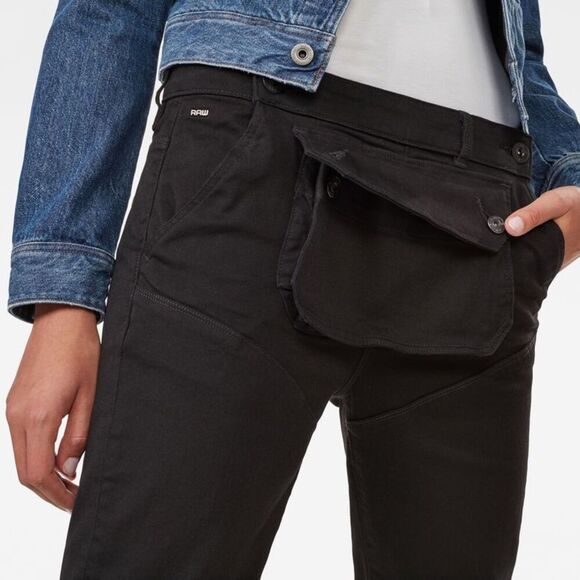 G-Star Black 5620 3D Pouch Boyfriend Jeans Size 28 - Picture 2 of 13